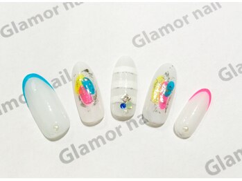 グラマーネイル(Glamor nail)/☆定額ネイルAクラス¥8800