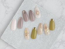 ジプソバイクレール(Gyypso by Clair)/ニュアンス　お花ネイル