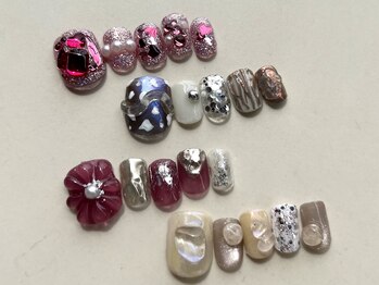 ガレリア エレガンテ 栄店(GALLARIA Elegante)/大人気フットネイルデザイン★