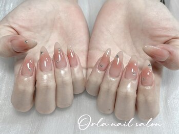 長さ出しチークネイル