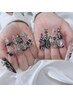 スカルプ全てのパーツ付け放題￥16000　スワロスキー込み