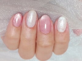 大人春ラメネイル