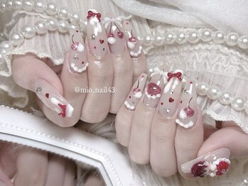 【mio】さくらんぼネイル