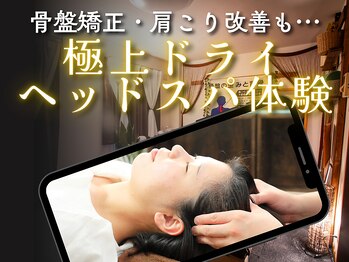 セレナ 川越の写真/【四日市・桑名で極上ドライヘッドスパ体験♪】骨盤矯正と肩こり改善も叶う欲張りケアで全身スッキリ！