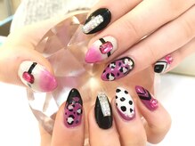 ネイルケアサロンエルミタージュ/冬のアニマルデザイン