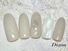 ディアナ ひたちなか高場店(DIANA)/定額ネイル　6600円　B‐014