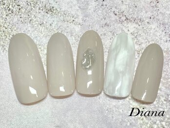 ディアナ ひたちなか高場店(DIANA)/定額ネイル 6600円 B‐014