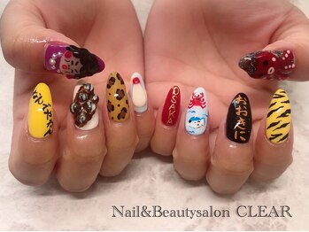 ネイルアンドビューティーサロン クリア(CLEAR)/キャラクターネイル