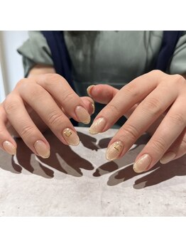 イン ザ ピンク サニー(in the pink SUNNY)/マグネットネイルデザイン￥8800