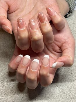 ガーデン ヘア&エステ&ネイル Garden/桃ネイル風ニュアンス