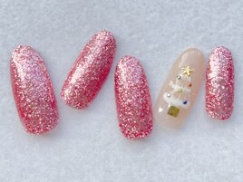 シンプルクリスマスラメ×ツリー