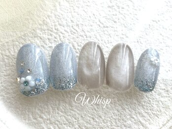 ウィスプ(WHISP)/ぷっくりフラワー/パラジェル