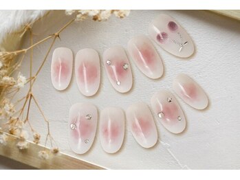 FAST NAIL 春日部店【パラジェル/ジェルネイル専門/定額/マグネット/フットネイル】/フット シンプル 【11692】