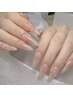【チップ長さ出し】チークネイル￥7980