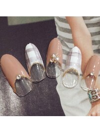 チェックネイル