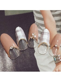 ネイルサロン リリオ(Nail Salon Ririo)/チェックネイル
