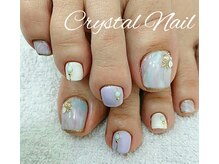 クリスタルネイル ボンベルタ橘店(CRYSTAL NAIL)/フットネイル