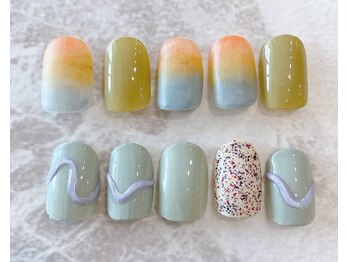 ネイルサロン ティフィン(tiffin)/~3月monthly design~