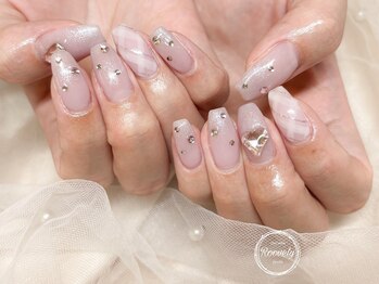 ルブリー(roovely)/チェックネイル