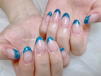 エンジェルガーデンネイル 池袋店(Angelgarden nail)/フラッシュカラーフレンチ