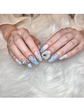 モカ 心斎橋(moca by Lee)/水色グラデ