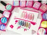 【SNS話題】ダイヤモンドの輝きBarbieフラッシュネイル¥7000