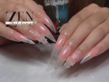 ゼン ネイル デザイン 池袋(ZEN NAIL DESIGN)/長さだしやり放題×つけ放題