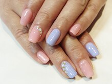 ネイルサロン ビアン(Nail Salon bian)/ワンカラー＋アート