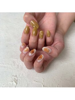 マッシュ abeno店(MASHU)/ピスタチオ×オレンジデザイン