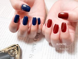 左右色違い☆ワンカラーネイル