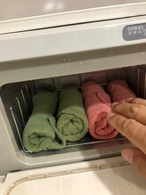 アイヤラもみほぐし整体/ホットタオルで温めます