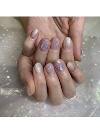 パープルネイル☆