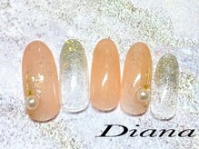 ディアナ ひたちなか高場店(DIANA)/定額ネイル　6600円　B‐057