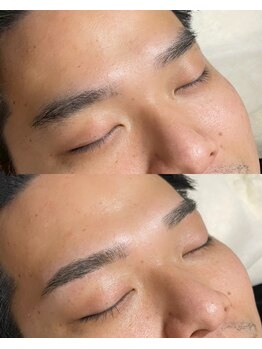 アンク(ank)の写真/【メンズアイブロウも大歓迎】骨格や黄金比に合わせた似合わせデザインで一気に垢抜け★