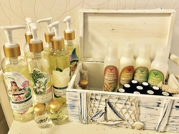 ハワイアンフォレストSpa 新横浜店/たくさんのハワイアンオイル