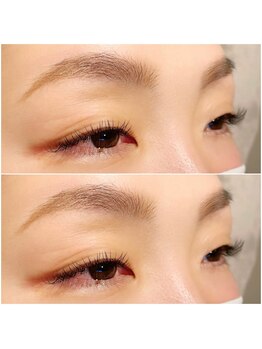 ネイルアンドアイ ビューティーオーブ(nail&eye beauty ORB)/アイブロウ&まつ毛エクステ120本