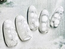 バンザイネイル 下北沢(BANZAI NAILS)/もやもやホワイト