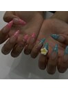 夏ネイル×プルメリア¥11000～♪