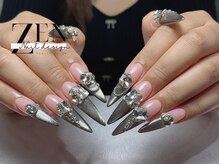 ゼン ネイル デザイン 池袋(ZEN NAIL DESIGN)/長さだしやり放題×つけ放題