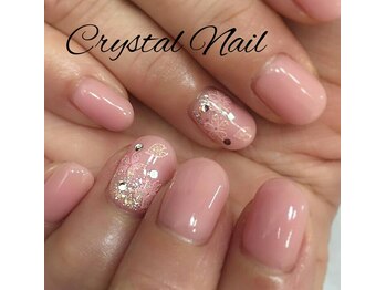 クリスタルネイル ボンベルタ橘店(CRYSTAL NAIL)/フラワーネイル