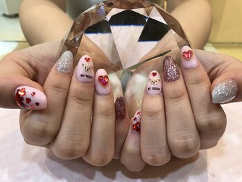 エスフィーネイルサロン ブリーユ(Esfy nailsalon Brille)/テディベアネイル