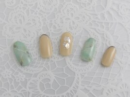 大理石ネイル