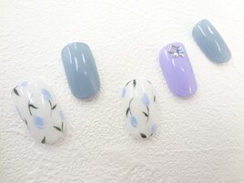 ワンカラー×チューリップアート