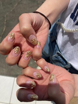 ルーサ(Ru-Sa)の写真/【ハンドジェルネイルワンカラー(オフ込)】新規4200円☆人気のワンカラーで指先も美しく♪フットネイル有◎