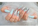 水色ネイル