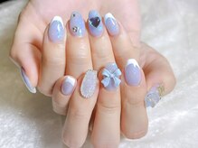 メゾン オーパス(maison opus)/Suzu/仙台/水色ネイル/推し活