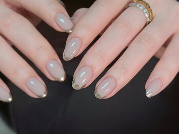 ミラーフレンチワンカラー