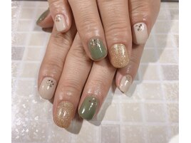 earth colorネイル