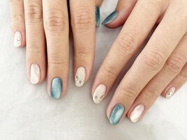 雪の結晶ネイル