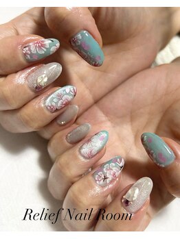 リリーフネイルルーム(RELiEF NAiL ROOM)/Flowers Art